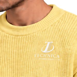 Butter Yellow Mens Oversized Crewneck Sweatshirt Long Sleeve Cotton <b>Pullover</b> Loose Fit Casual Streetwear Winter Fashion <b>Jumper</b> - Product Image 5