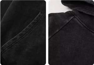 Conjunto Deportivo de Algodón para Mujer con Efecto Ácido, Sudadera con Capucha, Ropa Deportiva, Sudadera Oversize, Estilo Urbano - Product Image 6