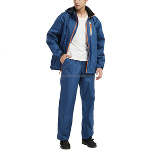Combinaison de pluie à capuche haut de gamme avec logo personnalisé, légère, imperméable, ajustement réglable, pour toutes les conditions météorologiques - Product Image 5