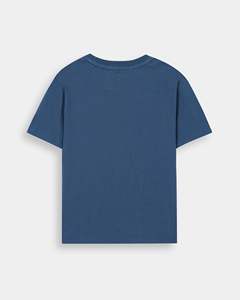 T-shirts pour hommes, style personnalisé, tendance, t-shirt en coton bleu pour hommes, t-shirt de haute qualité fabriqué au Pakistan, logo personnalisé OEM - Product Image 2
