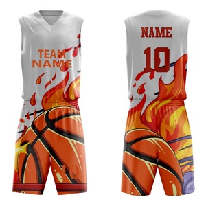 Uniforme de Baloncesto Personalizado con Nombre de Equipo y Logotipos Personalizados, Impresión Sublimada, Tejido Transpirable 100% Poliéster - Product Image 4