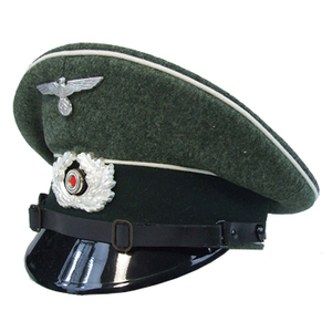 Gorra de Visera Vintage de Alta Gama, Gorra con Visera Bordada Personalizada, Gorra Formal de Fieltro de Lana Premium para Coleccionistas, Uso Ceremonial y de Disfraces - Product Image 6