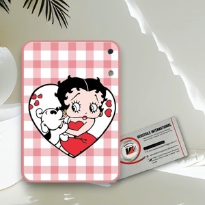 Plaque magnétique en acrylique pour extensions de cils, motif cœur Betty Boop, diamant solide, carré, fleur, marque privée, outils pour pose de cils - Product Image 1