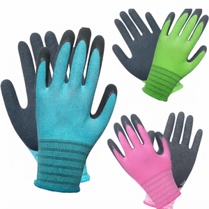 Gants de travail de sécurité antidérapants en caoutchouc robuste, conçus avec un matériau respirant et un poignet élastique flexible pour hommes et femmes - Product Image 1