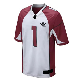 Maillot de football noir à col en V et manches courtes pour homme, numéro 7, impression sublimée, polyester respirant, coupe athlétique - Product Image 2
