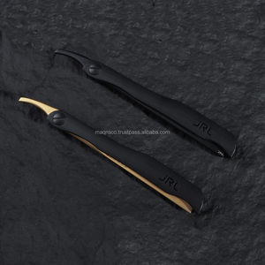 มีดโกนหนวดแม่เหล็กขอบตรงสีดำและสีทอง JRL - Product Image 4