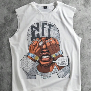 Camisetas de Verano para Hombre, Corte Regular, 2026, Cuello Redondo, Sin Mangas, Alta Calidad, Transpirables, Ecológicas, 100% Algodón, Tela No Tejida - Product Image 2