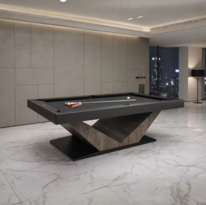โต๊ะพูลดีไซน์แคริบเบียนสุดหรู โต๊ะบิลเลียดทันสมัยระดับพรีเมียม สำหรับใช้ในบ้าน โรงแรม และคลับ - Product Image 1