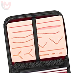 Kit de Práctica de Sutura con Almohadilla de Silicona e Instrumentos Quirúrgicos para Entrenamiento de Estudiantes de Medicina - Product Image 2