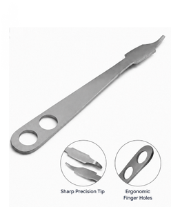 Retractor de cadera de acero inoxidable Hohmann para cirugía ortopédica, elevador quirúrgico manual con palanca y diseño óseo - Product Image 1