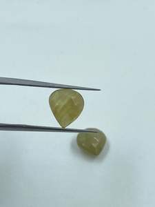 Cuentas facetadas de corindón amarillo para pulsera, piedra preciosa natural, joyería de diseño hecha a mano, gema para anillo, precio de oferta. - Product Image 2