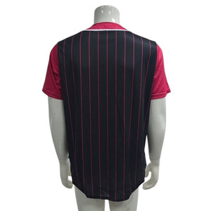 Custom Sublimation Baseball Jersey Breathable Polyester Team Uniform Button <b>Down</b> Athletic Baseball Shirt for Clubs Training - Product Image 3