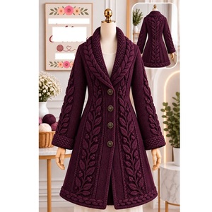 Suéteres 100% acrílico o algodón, calibre 12, para mujer, los más modernos, informales, para la temporada de invierno, proveedor de Bangladesh. - Product Image 1