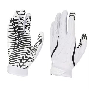 Gants de football américain Skeleton Pro, poignées super adhérentes, antidérapants, confortables, sangle de poignet réglable, gants Skelton pour hommes - Product Image 4