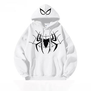 Nouveau Sweat à Capuche Homme Personnalisé avec Logo Imprimé Numérique, Motif Toile d'Araignée Doublée, en Mélange Coton-Poly Écologique, Collection Automne, Motif Animalier - Product Image 2