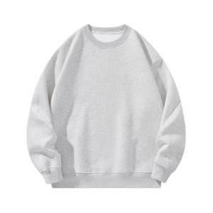 Sudadera de Invierno para Hombre, Cuello Redondo, Manga Larga, 100% Algodón, Logotipo Personalizado, Bordado, Talla Grande, Venta al Por Mayor - Product Image 2