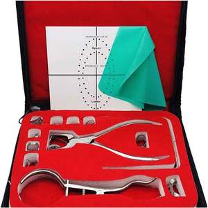 Kit de barrage en caoutchouc manuel en acier inoxydable 2026, fourni par l'usine, avec outils dentaires réutilisables et durables pour la pratique dentaire quotidienne - Product Image 1