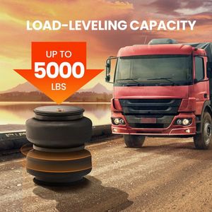 Kit de suspension pneumatique arrière pour Ram 2500/3500 2011-2018 4WD, capacité 5000 lb, suspensions de camion - Product Image 5