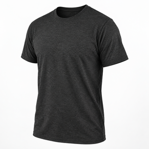 Camiseta Deportiva Unisex de Jersey, Cuello Redondo, Manga Corta, Transpirable, Tejida, Informal, Antiarrugas, de Secado Rápido y Elástica - Product Image 4