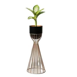 Support de plante rond enduit de noir de vente chaude durable et élégant pour une utilisation intérieure décorative de salon à la maison - Product Image 1