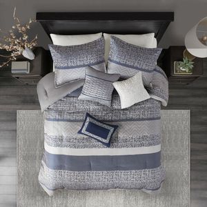 7 Piece Jacquard <b>Comforter</b> <b>Set</b> - Product Image 5