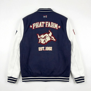 High Quality College Team <b>Jackets</b> Athletic Team Uniform Custom Embroidery Contrast Sleeve Varsity <b>Jacket</b> Snap Button Bomber Coat - Product Image 3