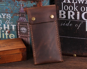 Protective Organizer Leather <b>Watch</b> <b>Case</b> Travel Pouch Customized LWP-0023C - Product Image 5