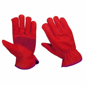 Gants de travail en cuir de chèvre renforcé, nouveau design, logo personnalisé, résistants à la chaleur, protection robuste, gants de jardinage - Product Image 4