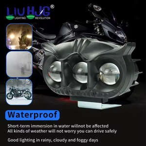 Luces Antiniebla LED Cuadradas Mini de 2 Pulgadas Liu Front Plastic Amarillas para Motocicleta y Automóvil - Product Image 5