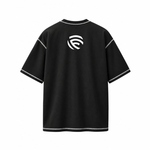 T-shirt surdimensionné personnalisé pour la mode |   T-shirt en jersey de coton premium avec surpiqûres contrastées |   Mode décontractée pour hommes, style streetwear | - Product Image 3