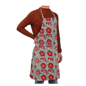 Best Selling Kitchen Cotton <b>Chef</b> Cotton <b>Apron</b> Fancy Household Kitchen <b>Apron</b> For Women Men From India - Product Image 1