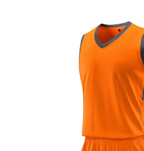 Wholesale Cheap Hot Sales Basketball Uniforms Sleeveless Design Polyester Material Breathable Feature High Quality Team Uniforms - Product Image 3