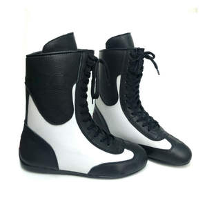 Zapatos de Boxeo de Alta Calidad, Último Diseño, Zapatos Deportivos Cómodos con Cuero Vacuno, Plantilla de Goma Transpirable para Entrenamiento - Product Image 1