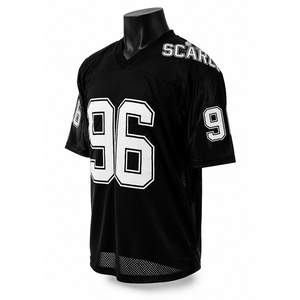 Maillot de football américain personnalisé pour hommes, uniforme d'équipe en maille respirante, col en V, chemise de sport athlétique, tenue d'entraînement et de jeu - Product Image 3