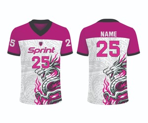 Vêtements de sport de haute qualité couleur unie uniforme de football américain séchage rapide sur mesure drapeau américain uniforme de football - Product Image 3