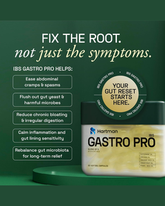 Cápsulas Herbales Naturales IBS Gastro Pro para la Digestión, Alivio de Gases y Hinchazón, Equilibrio del Microbioma Intestinal y Bienestar - Product Image 4
