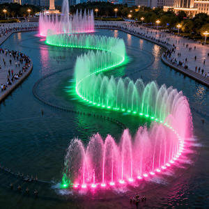 Fontaines musicales personnalisées Artwatershow, fontaines d'eau dansantes - Product Image 5