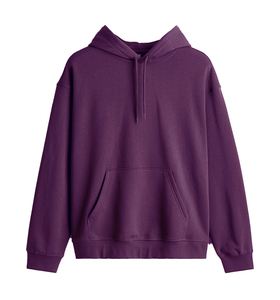 Sudaderas con Capucha y Cuello Redondo de Algodón Térmico para Hombre, Corte Holgado, Hombros Caídos, Algodón Grueso para la Temporada de Invierno - Product Image 2