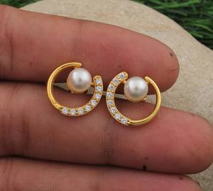 Natural <b>Pearl</b> Solid 925 Sterling Silver Handmade Luxury Vintage <b>Drop</b> <b>Earrings</b> for Wedding Anniversary Gift - Product Image 3