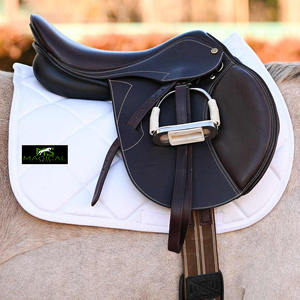 Almohadillas de Alta Calidad para Silla de Montar a Caballo, Tela de Algodón Blanca, Excelente Calidad para Montar a Caballo y Saltar - Product Image 2