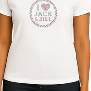 เสื้อยืดกราฟิกหัวใจสีขาวสำหรับผู้หญิง ลำลอง สตรีทแวร์ สวมใส่สบาย แฟชั่นไลฟ์สไตล์ เสื้อผ้าชั้นนำ - Product Image 6