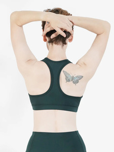 Women Racerback Sports <b>Bra</b> High Impact Gym Workout <b>Bra</b> Seamless Fitness Yoga <b>Bra</b> Padded Athletic Training <b>Bra</b> <b>Stretch</b> Activewear - Product Image 5