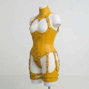 Ceinture amincissante ajustable en cuir pour femme, grande taille, avec correction de posture et design sans couture, style sexy - Product Image 5