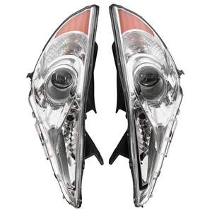 Faros Delanteros LED para Hyundai Sonata 2011-2014, Carcasa Cromada con Proyector de Esquina Ámbar, Izquierdo y Derecho - Product Image 4