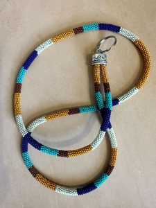 Fashion Handmade Beaded <b>Lanyard</b> Necklace Colorful Boho Key And Badge Holder for Work At Cheap Price - Product Image 6