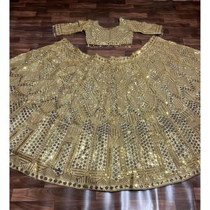 Ensembles pour femmes de créateur, magnifique lehenga choli avec travail dori - Product Image 4