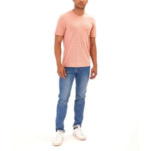 American Summer <b>Men's</b> Casual Sports T-<b>Shirt</b> 100% Cotton 210g Eco-Friendly Quick-Drying Anti-Pilling Short Sleeve Slim Fit V-neck - Product Image 6