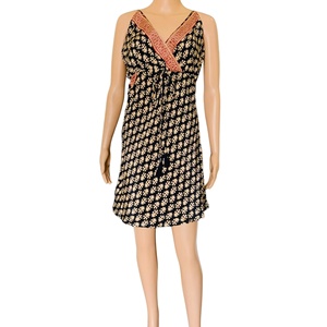 Women's Comfortable A-Line Knee-Length <b>Spaghetti</b> <b>Strap</b> Silk Dress Natural Sexy Cute Sweet Y2K Vintage Korean Summer Eco-Friendly - Product Image 1