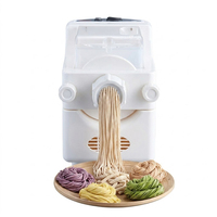 Machine à pâtes électrique automatique en plastique Sudex, petite, pour usage domestique, fabrication de spaghetti, macaroni, nouilles, capacité de 500 g, 9 types de moules