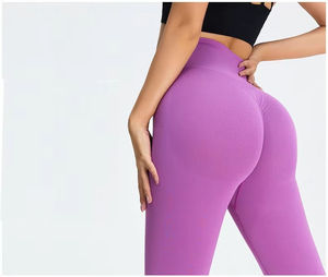 Leggings de Yoga de Cintura Alta, Leggings Deportivos Personalizados sin Costuras para Mujer, Leggings Push-Up para Fitness, Gimnasio, Deporte y Running - Product Image 3